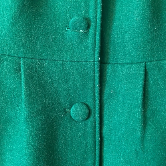 Boden Emerald Green Wool Blend Coat - Size 6R - Picture 2 of 8